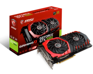 VGA CARD MÀN HÌNH MSI GAMING X GTX1060 6GB 2ND