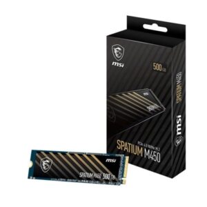 SSD PCLe 4.0 MSI NVME M2 SPATIUM M450 500GB