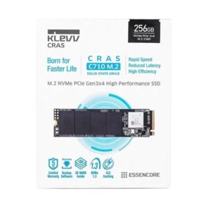 SSD Klevv CRAS C710 M.2 NVME 256GB CHÍNH HÃNG